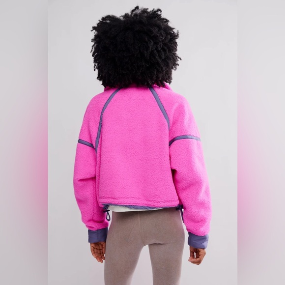 Mountain High Half Zip Fuschia - Picture 2 of 3